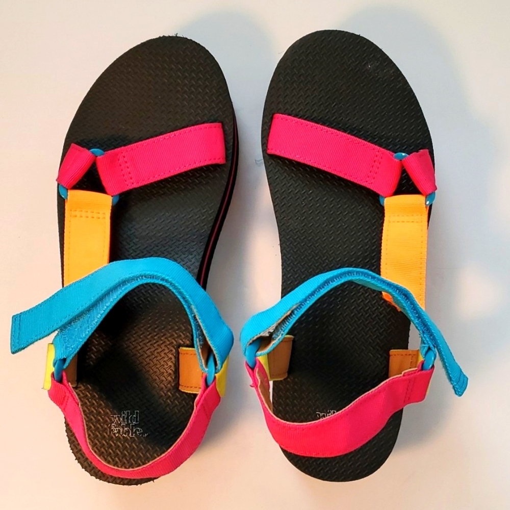 Target Wild Fable Multicolor Platform Sandal | Size 11